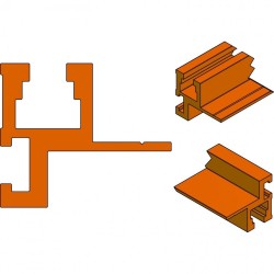 T-TRACK GUIDA TRACK AND STOP