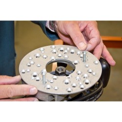 Piastra per banco fresa