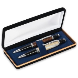 PORTAPENNA DOPPIA IN VELLUTO NERO